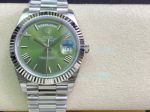 Replica EW Factory Swiss 3255 Rolex Datejust V2 Green Face 40mm Jubilee Band Watch